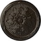 Ekena Millwork Luton Ceiling Medallion (Fits Canopies up to 3 1/2"), Hand-Painted Stone Hearth, 21"OD x 2"P CM21LUSHF - alternate 1